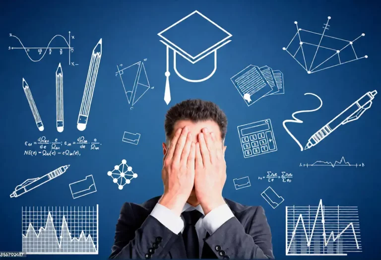 Estudiante lamentándose de un error en su TFG